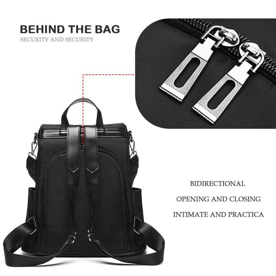 Mochila para mujer Antirrobo Impermeable Bolsa de viaje para niñas