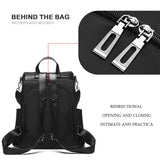 Mochila para mujer Antirrobo Impermeable Bolsa de viaje para niñas