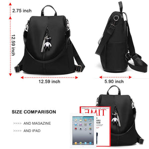 Mochila para mujer Antirrobo Impermeable Bolsa de viaje para niñas
