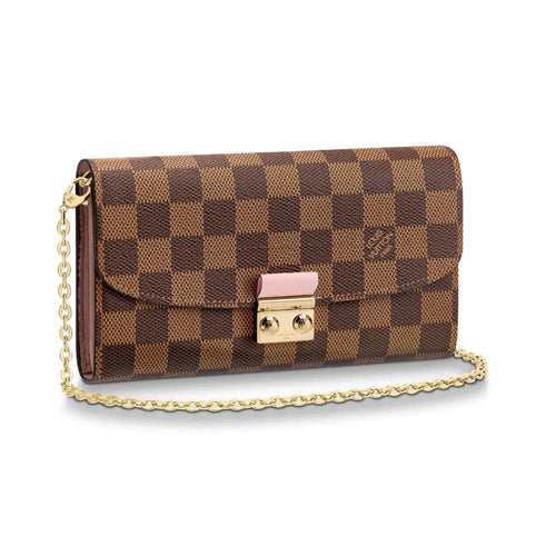 Damier - Bolso de mano de lona con diseño de portafolios Felicie