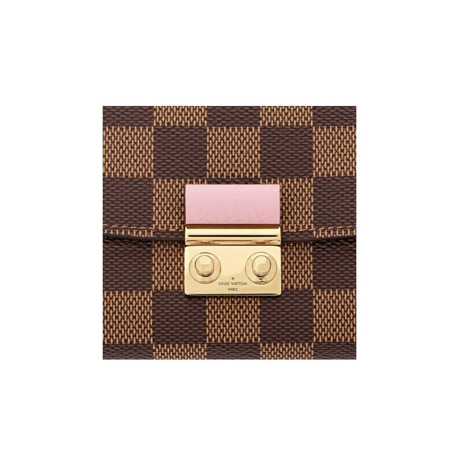 Damier - Bolso de mano de lona con diseño de portafolios Felicie