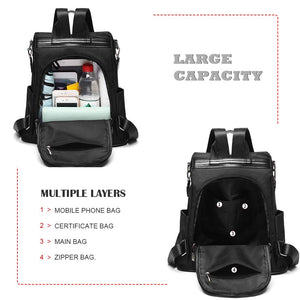 Mochila para mujer Antirrobo Impermeable Bolsa de viaje para niñas