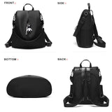 Mochila para mujer Antirrobo Impermeable Bolsa de viaje para niñas