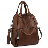 UTO Bolsa Mochila de Dama Mujer Moda Cuero Sintético Crossbody Bolsa de Hombro con Asas