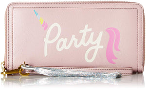 Fossil Logan RFID portafolios con cierre para mujer