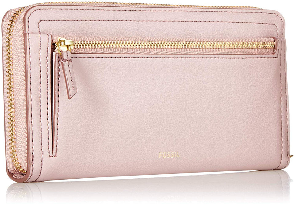 Fossil Logan RFID portafolios con cierre para mujer