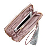 Fossil Logan RFID portafolios con cierre para mujer